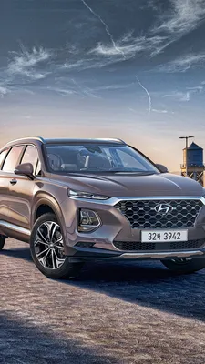 Картинки Hyundai Santa Fe, 2018 авто Спереди Металлик 1080x1920 картинки