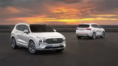 Подробности о Hyundai Santa Fe 2021 года для Европы, гибриде и PHEV на буксире картинки