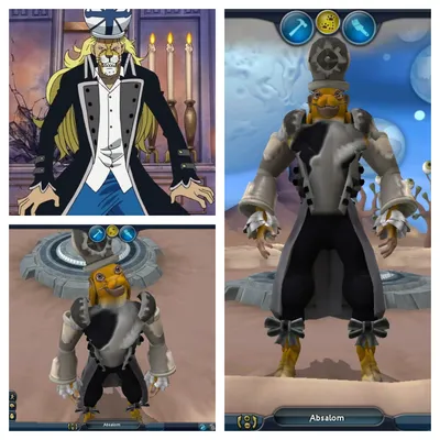 Мой друг создал Absalom (Thriller Bark) в Spore: r/OnePiece картинки