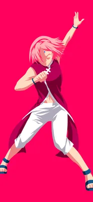 Sakura haruno минималистичные обои для мобильного телефона - HD Mobile Walls картинки