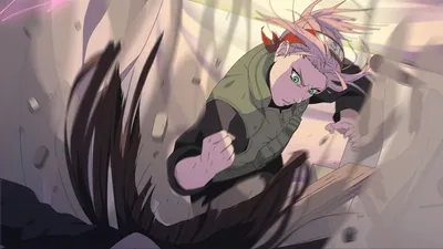 The character of the manga Naruto Sakura Haruno Desktop wallpapers 1920x1080 картинки