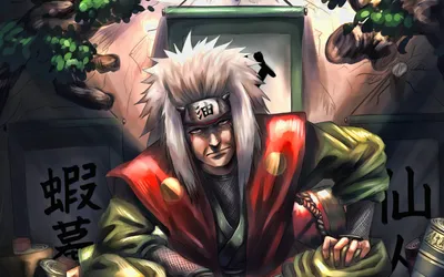 Скачать обои Jiraiya, 4k, Naruto character, ninja, manga, artwork, Naruto, Jiraiya Naruto для монитора с разрешением 3840x2400. картинки