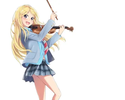 Anime Your Lie in April HD Wallpaper картинки