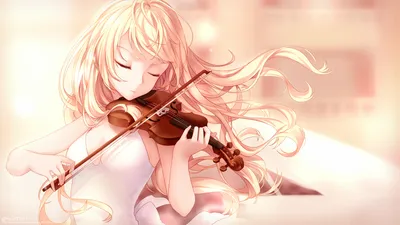 Anime Your Lie in April HD Wallpaper картинки