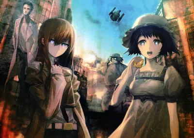 Steins;Gate, Makise Kurisu, Okabe Rintarou, Shiina Mayuri, Itaru Hashida,  Anime Wallpapers HD / Desktop and Mobile Backgrounds картинки