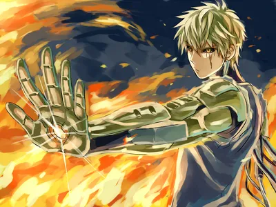 Скачать бесплатно Tags Anime Zoff One Punch Man Genos Fire Dark Background Cyborg [1500x1125] для ПК, мобильных и планшетов | Исследуйте 50+ обоев One Punch Man Genos | Человек с одним ударом картинки