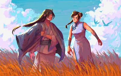 Скачать обои Neji Hyuga and Tenten, protagonists, Naruto character, manga, samurai, artwork, Naruto, Neji Hyuga, Tenten для монитора с разрешением 1920x1200. картинки на рабочий стол картинки