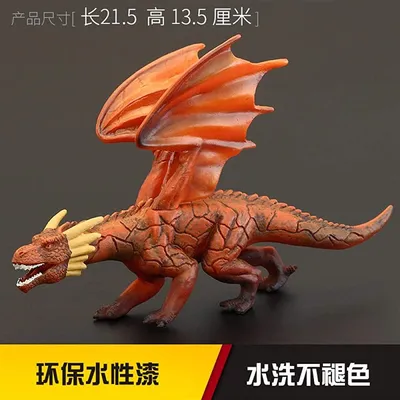 Набор игрушек для животных Western Flying Dragon Magma Dragon Ground Dragon Rock Dragon Model Dragon HappyL (цвет: дождевой червь) : Amazon.ae: Toys картинки