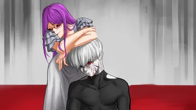 Ken Kaneki Rize Kamishiro Обои - Разрешение:4285x2410 - ID:1101892 - wallha.com картинки