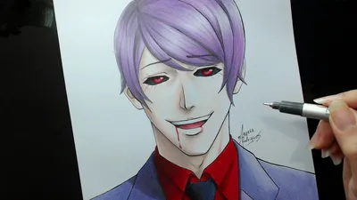 Speed Drawing - Tsukiyama Shuu (Tokyo Ghoul) - YouTube картинки