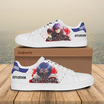 Tokyo Ghoul Ayato Kirishima Stan Smith Shoes, Custom Anime Sneakers -  Reallgraphics картинки