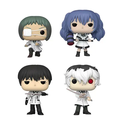 Amazon.com: Funko Pop! Tokyo Ghoul: Re Set of 4 - Haise Sasaki, Kuki Urie, Saiko Yonebayashi и Toru Mutsuki: Toys & u0026 Games картинки