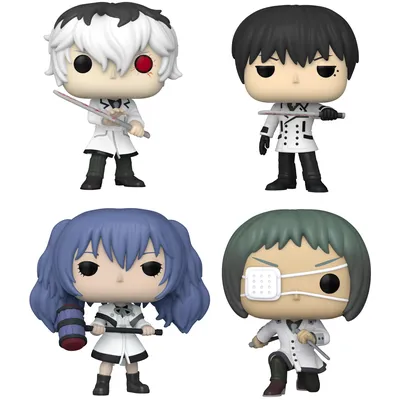 Funko Pop! Animation: Tokyo Ghoul Collectors Set - 4 Figure Set: Haise  Sasaki, Kuki Urie, Saiko Yonebayashi, Tooru Mutsuki - Walmart.com картинки