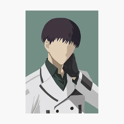 Tokyo Ghoul Kuki Urie | Fan Art Kunstdruck | Minimalistisches Design\ картинки