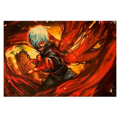 Buy KroY PecoeD Anime Tokyo Ghoul Kraft Paper Poster Ken Kaneki Renji Yomo Kuki  Urie Ginshi Shirazu Poster for Home Bedroom Decoration(H03) Online at  desertcartMacedonia картинки