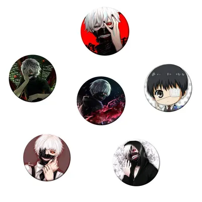 Buy KroY PecoeD Tokyo Ghoul Badge Pin Set Anime Ken Kaneki Renji Yomo Kuki  Urie Ginshi Shirazu Brooch Badge Pin Novelty Anime Cartoon Accessories(  H10) Online at desertcartGuatemala картинки