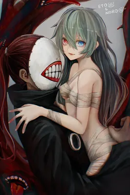 eto and noro (tokyo ghoul) drawn by straw_like | Danbooru картинки