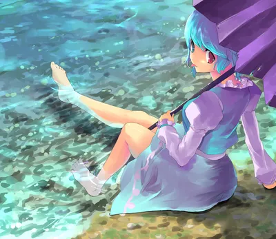 двуцветные глаза tatara kogasa touhou | konachan.com - Konachan.com Аниме Обои картинки