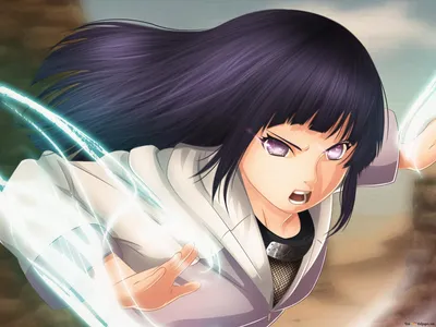 Naruto Shippuden - Hinata Hyuga, wahre Macht 2K Hintergrundbild herunterladen картинки