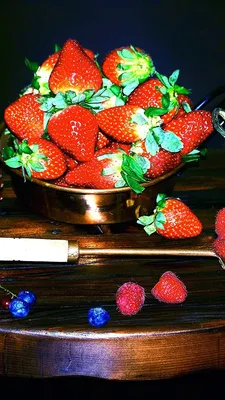 Эстетика Иллюстрации еды Обои на | Strawberry, Food, Fruit картинки