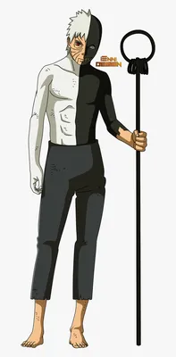 Obito Uchiha By Iennidesign - Obito Uchiha Black Zetsu, HD Png Download, Transparent Png Image - PNGitem картинки