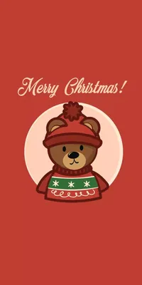 Новый год через 8 дней а у тебя нет обоев!🧐 | Christmas bear, Xmas  wallpaper, Christmas phone wallpaper картинки