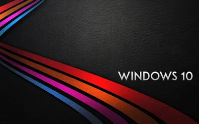 Обои Windows 10 система, фон радуги полосы 1920x1200 HD Изображение картинки