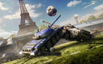 Скачать обои World of Tanks Football Event, World, Tanks, Football, Event,  Башня, Ейфелева, Мяч, Футбол, Танки в разрешении 1440x900 на рабочий стол картинки