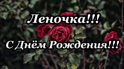 С Днём Рождения Леночка! - YouTube картинки