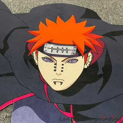 Противоскользящий аниме коврик Yahiko Naruto Shippuden - Магазин одежды Наруто \ u0026 Товары картинки