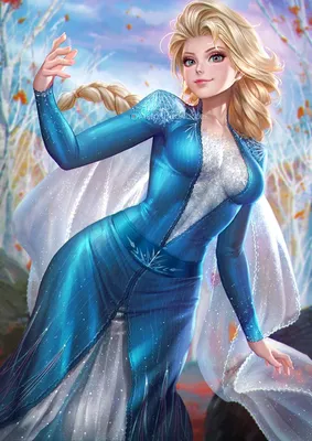 Фото Elsa / Эльза из мультфильма Frozen 2 / Холодное сердце 2, by NeoArtCorE картинки