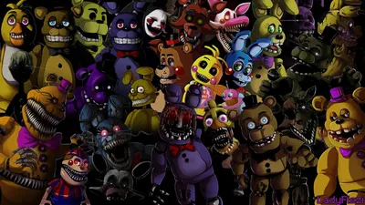 Некоторые аниматроники | Fnaf wallpapers, Five nights at freddy's, Fnaf картинки