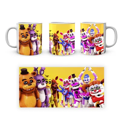 Кружка Five Nights At Freddys Пять ночей с Фредди Аниматроники Желтый фон  FN.02.393 – низкие цены, кредит, оплата частями в интернет-магазине ROZETKA  | Купить в Украине: Киеве, Харькове, Днепре, Одессе, Запорожье, Львове картинки