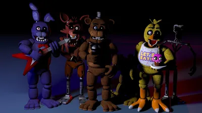 Аниматроники фнаф 1 | Fnaf wallpapers, Beautiful wallpapers, 1% wallpaper картинки