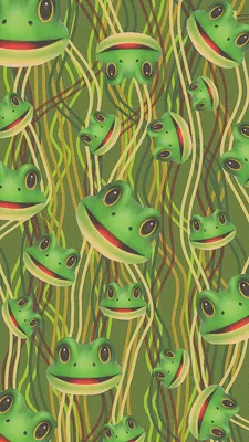 Лягушки🐸 | Хиппи обои, Обои, Лягушка картинки