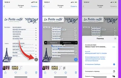 Как на iPhone распознавать текст на фото и переводить иностранные слова картинки
