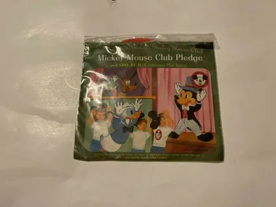 MICKEY MOUSE CLUB PLEDGE и SHO-JO-JI / D223 78 об/мин 1950 ЖЕЛТАЯ ЭТИКЕТКА | eBay картинки