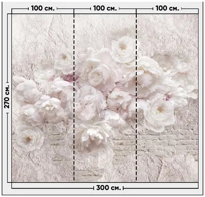 Фотообои / флизелиновые обои Розовые пионы 3 x 2,7 м — купить в  интернет-магазине по низкой цене на Яндекс Маркете картинки
