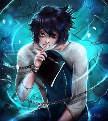 Фото Эл Лолайт / L Lawliet из аниме Тетрадь Смерти / Death Note, by magato98 картинки