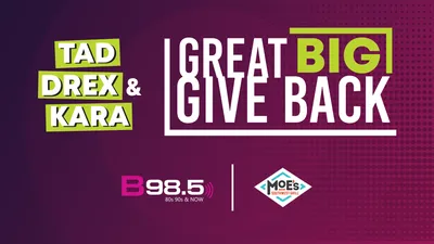 Great Big Give Back: назначьте местную организацию - B98.5 FM картинки