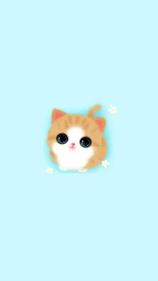 Картинки по запросу Кавайные и милые и мимимишные картинки | Cute cat  wallpaper, Cat wallpaper, Iphone wallpaper cat картинки