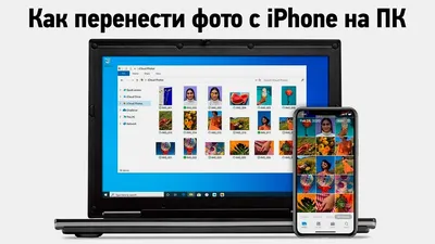 Как перенести фото и видео с айфона на компьютер - YouTube картинки