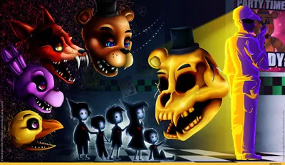 Так кто такой голден фредди? / FNAF :: Игры / картинки, гифки, прикольные  комиксы, интересные статьи по теме. картинки