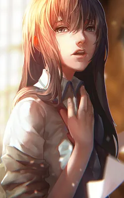 800x1280 Makise Kurisu Anime 4k Nexus 7,Samsung Galaxy Tab 10,Note Android Tablets HD 4k обои, изображения, фоны, фото и картинки картинки