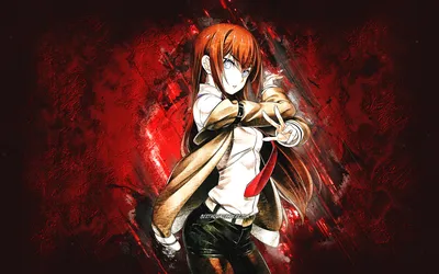 Скачать обои Kurisu Makise, Steins Gate, red stone background, Steins Gate characters, Japanese manga, Kurisu Makise Steins Gate, Makise Kurisu для монитора с разрешением 2880x1800. Высококачественные обои HD картинки картинки