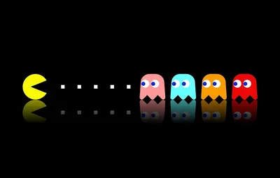 Обои фон, игра, Pac Man картинки на рабочий стол, раздел игры - скачать картинки