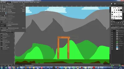 Урок 4 Создание фона игры, размещение элементов уровня игры Angry Birds -  YouTube картинки
