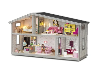 Купить Кукольный домик, открытый на 360°, обои в наборе, для кукол 12 см  Lundby LB_60102100 Домики для мини-кукол (12 см) | Универмаг V4: Товары для  детей картинки