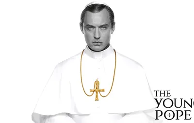 Обои Джуд Лоу, Wallpaper, Jude Law, Обои На Рабочий Стол, Drama, The Young  Pope, Pope Pius XIII, Молодой Папа, Папа римский Пий XIII, Ленни Белардо,  Lenny Belardo, English-Language Italian Drama Television Series картинки