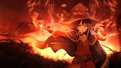 189568 1920x1080 Megumin (KonoSuba) - Rare Gallery HD Wallpapers картинки